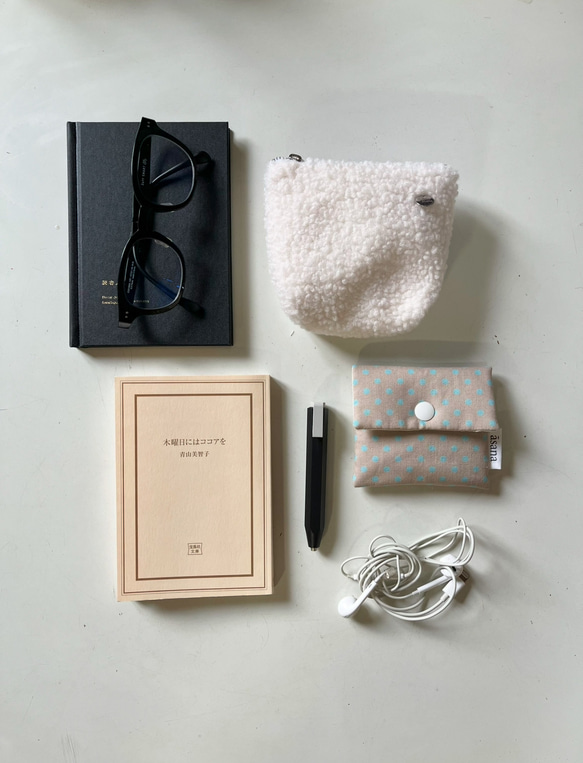 【お得なセット】10種から選べる ボタンミニポーチ2個セット 15枚目の画像