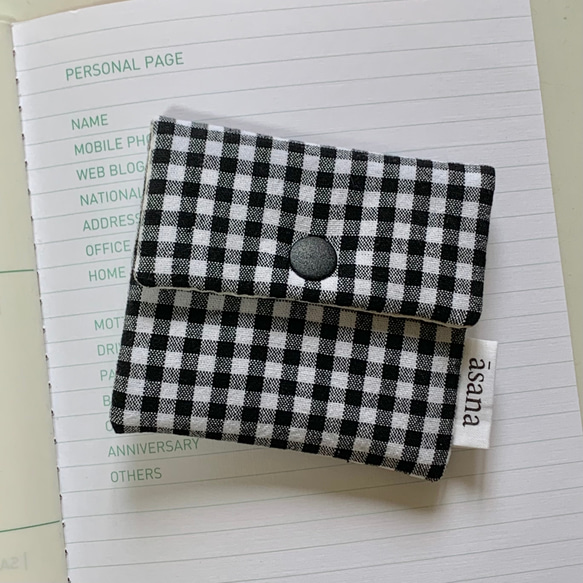 【お得なセット】10種から選べる ボタンミニポーチ2個セット 8枚目の画像