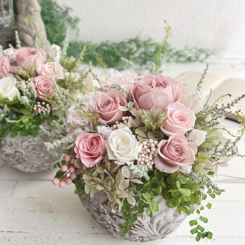 ローズフラワーガーデン＊お部屋に作る薔薇の庭アレンジメント