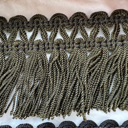 【50cm起】FC-0468 蕾絲花邊絲帶 流蘇蕾絲編織絲帶材質 第3張的照片