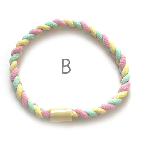 ヘアゴム No.191 ヘアゴム ねじり ツイスト 全5色 アクセサリー ハンドメイド