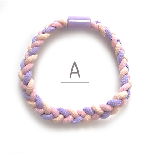 ヘアゴム No.191 ヘアゴム ねじり ツイスト 全5色 アクセサリー ハンドメイド