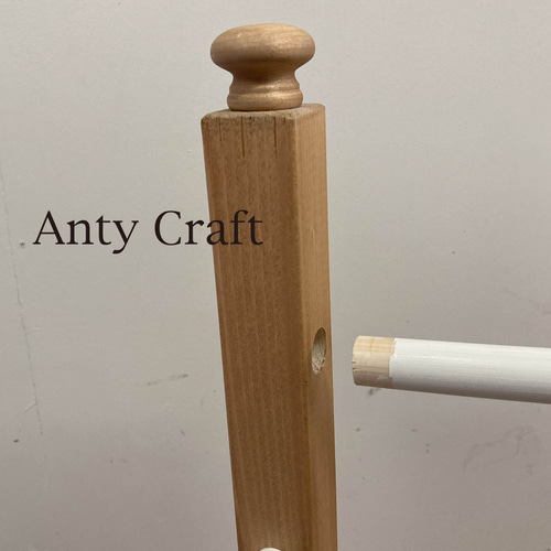 サイズオーダー可】【引取可能】木製ポールハンガー ポールスタンド