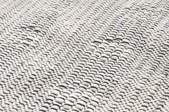 手織りラグ メキシカンブランケット 手織りコットンとリネンのラグ ピクニックマット - ホワイトジェイドパールミルクティーボール 17枚目の画像