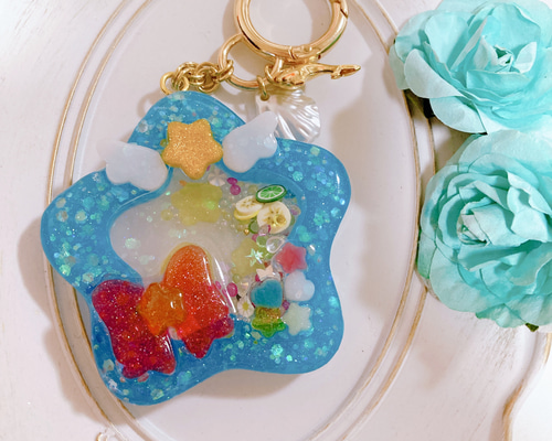 シャカシャカキーホルダー　星に願いを込めて　クリスマスver. シャカシャカキーホルダー 星に願いを込めて クリスマスver