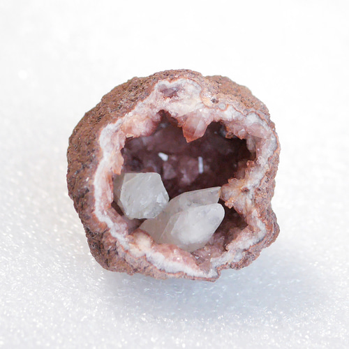 原石☆水晶と共生 ピンクアメジスト・ドーム型_PA02 天然石