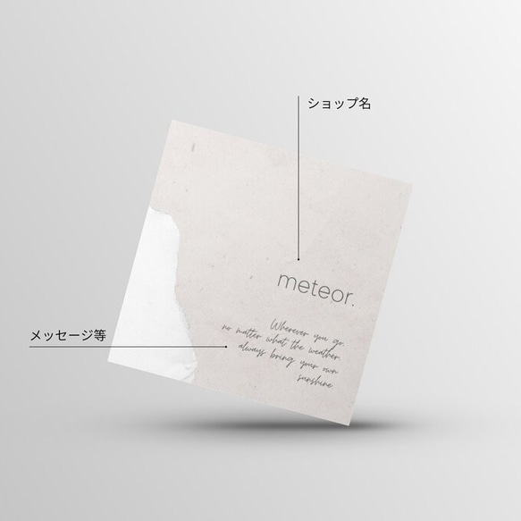 名刺・ショップカード【両面印刷】100枚 2枚目の画像