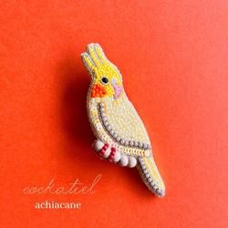 APROSIO＆CO 鳥のビーズブローチ 新色追加/ビーズ刺繍 ブローチ 鳥 (M-200) ブローチ きさらぎ