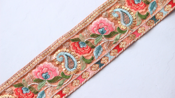 リボン刺繍 スクエアバッグ 約30×30×4cm [Florette] / アミ