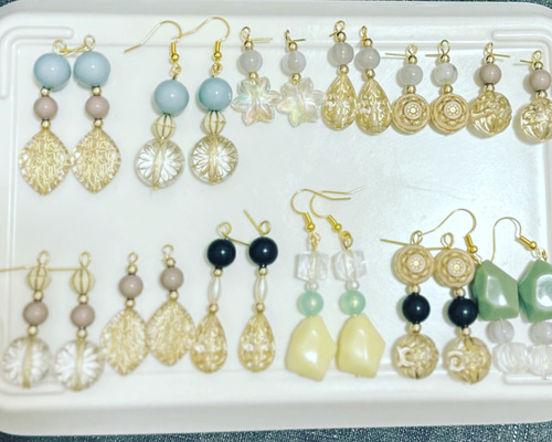 ♡ハンドメイドピアス イヤリング♡23点 ハンドメイドピアス(イヤリング)12点セット ピアス（その他
