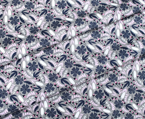 カットクロス Felicity Fabrics Alpine Meadow in Bluebell 610031 5枚目の画像