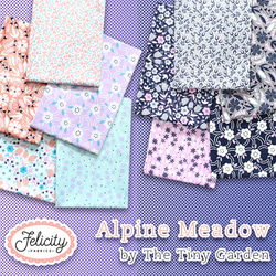 カットクロス Felicity Fabrics Alpine Meadow in Bluebell 610033 7枚目の画像