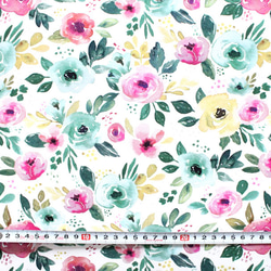 カットクロス Felicity Fabrics Nightfall Floral in Afternoon 610111 3枚目の画像