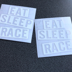 USDM JDM EAT SLEEP RACE ミニサイズ ステッカー アメ車 US【カラー選択可】 送料無料♪ 3枚目の画像