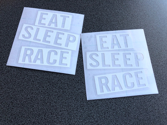USDM JDM EAT SLEEP RACE ミニサイズ ステッカー アメ車 US【カラー選択可】 送料無料♪ 3枚目の画像