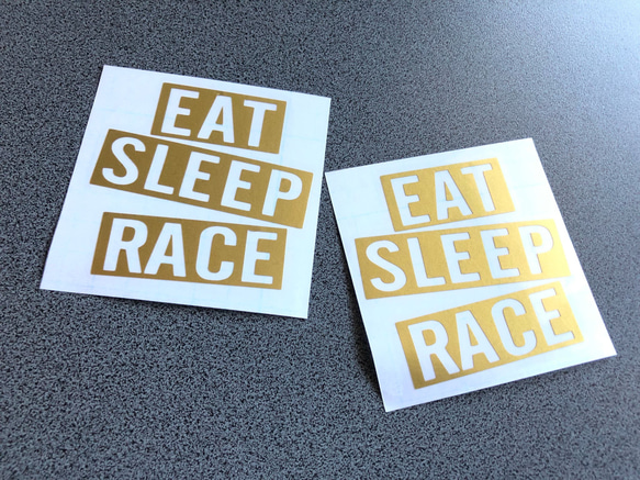 USDM JDM EAT SLEEP RACE ミニサイズ ステッカー アメ車 US【カラー選択可】 送料無料♪ 5枚目の画像