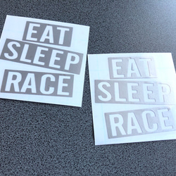 USDM JDM EAT SLEEP RACE ミニサイズ ステッカー アメ車 US【カラー選択可】 送料無料♪ 6枚目の画像