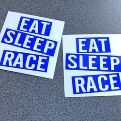 USDM JDM EAT SLEEP RACE ミニサイズ ステッカー アメ車 US【カラー選択可】 送料無料♪ 4枚目の画像