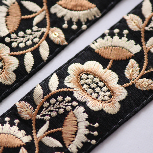 インド刺繍リボン専用 インド製 刺繍リボン 約50mm幅生地の通販|ノムラテーラー