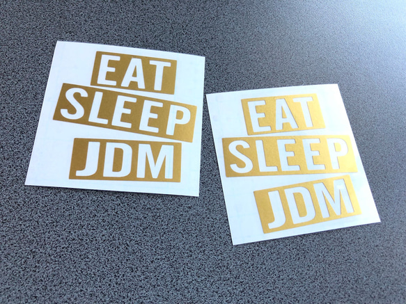 USDM JDM EAT SLEEP JDM ミニサイズ ステッカー アメ車 US【カラー選択可】 送料無料♪ 5枚目の画像