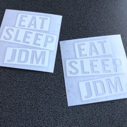 USDM JDM EAT SLEEP JDM ミニサイズ ステッカー アメ車 US【カラー選択可】 送料無料♪ 3枚目の画像