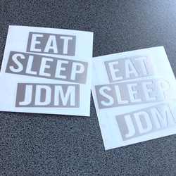 USDM JDM EAT SLEEP JDM ミニサイズ ステッカー アメ車 US【カラー選択可】 送料無料♪ 6枚目の画像