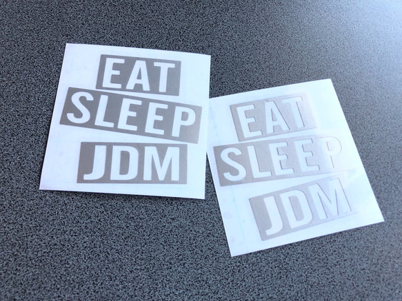 USDM JDM EAT SLEEP JDM ミニサイズ ステッカー アメ車 US【カラー選択可】 送料無料♪ 6枚目の画像