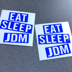 USDM JDM EAT SLEEP JDM ミニサイズ ステッカー アメ車 US【カラー選択可】 送料無料♪ 4枚目の画像