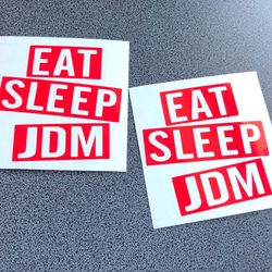 USDM JDM EAT SLEEP JDM ミニサイズ ステッカー アメ車 US【カラー選択可】 送料無料♪ 2枚目の画像
