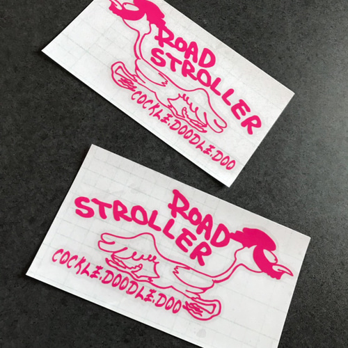 世田谷ベース　ROAD STROLLER マーカー コックルドゥードゥー Amazon.co.jp: ROAD STROLLER 002 ステッカー 中サイズお得左右