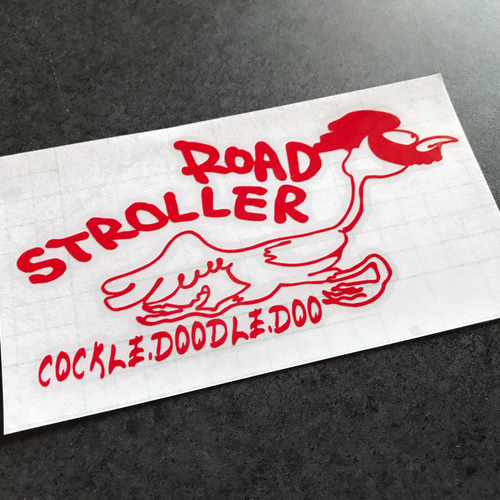 世田谷ベース　ROAD STROLLER マーカー コックルドゥードゥー Amazon.co.jp: ROAD STROLLER 002 ステッカー 小サイズお得左右