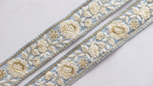 Yuu☆インド刺繍リボン handmade_uin_インド刺繍リボン (@__uin.__handmade