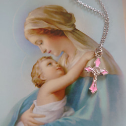 聖品 お守り アンティーク ヴィンテージ イエスキリスト ロザリオ Amazon.co.jp: ヴィンテージロザリオカトリック数珠ネックレス