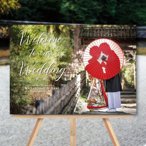 【送料無料✨最短3日発送】お好きなお写真で叶える高品質ウェルカムボード♪データもプレゼント　 パネル　キャンバス　結婚式 18枚目の画像