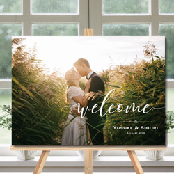 【送料無料✨最短3日発送】お好きなお写真で叶える高品質ウェルカムボード♪データもプレゼント　 パネル　キャンバス　結婚式 14枚目の画像