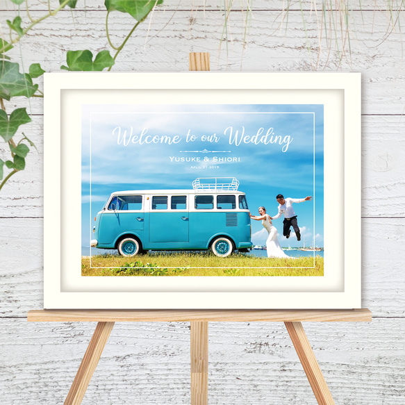 【送料無料✨最短3日発送】お好きなお写真で叶える高品質ウェルカムボード♪データもプレゼント　 パネル　キャンバス　結婚式 19枚目の画像