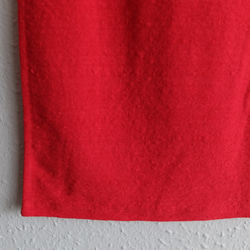 亞麻棉內衣無袖（猩紅色）[女士M/L尺寸] 第5張的照片