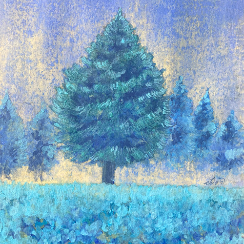 風景画（原画） 夕日が照らす海】アクリル画 F6 風景画 絵画 原画 美術品 - 絵画