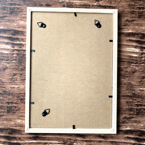 ミニフレーム 日本画 「temps 」岩絵具 風景画 F 岩絵具(日本画絵具)(