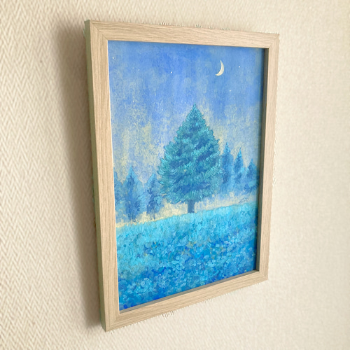 ふーかさま専用（原画）春日和の温もり【A5サイズ／水彩画】絵画