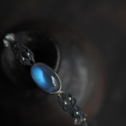 peristerite silver bracelet (kannu) 5枚目の画像