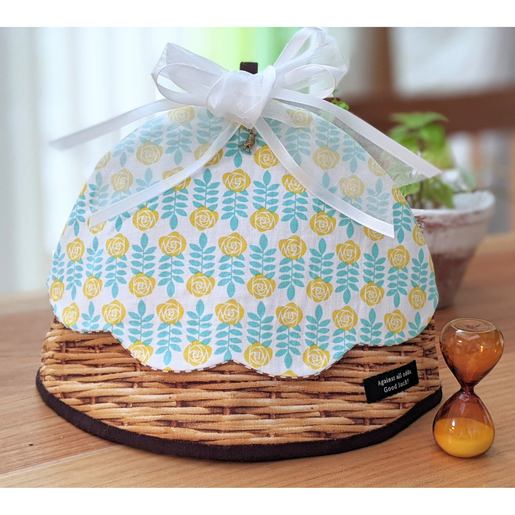 【本体＋着せ替えセット】Sサイズ　"ローズガーデン"　ティーコジー／ティーコゼー／ティーポットカバー 7,200円