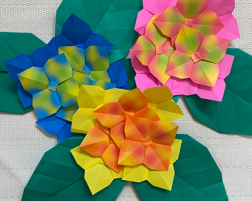 【ひまわり】紫陽花 6月壁面飾り×5セット、吊り飾り×3セット ひまわり様専用】紫陽花 6月壁面飾り×5セット、吊り飾り×3セット