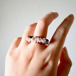 vintage shower ring French Pink 6枚目の画像