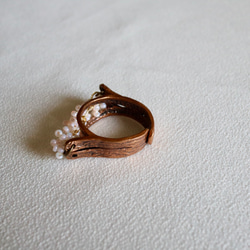 vintage shower ring French Pink 10枚目の画像