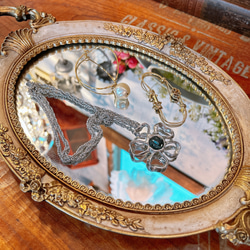 アンティークな部屋  おしゃれな鏡 一面鏡 ⑮  ウォールミラー 取手付き 11枚目の画像