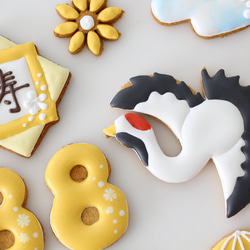 アイシングクッキー 米寿　お祝い　８８歳 鯛 和柄  名入れ オーダーメイド プレゼント インスタ映え 4枚目の画像