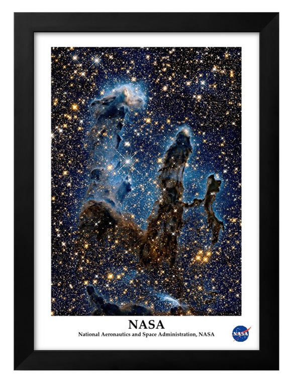 1-8060 ポスター 絵画 A3サイズ『NASA 星雲 星団 天体』アート