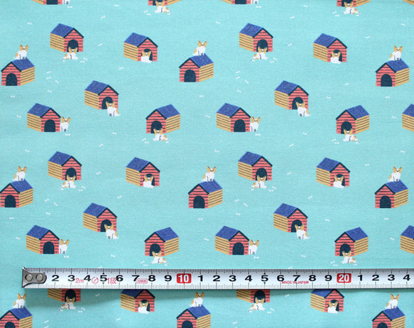 カットクロス Paintbrush Studio Fabrics Best in Show Dog Huts 3枚目の画像