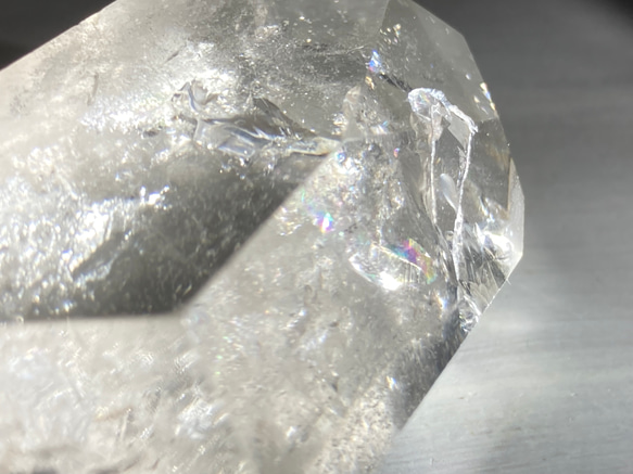 レインボークォーツ✨　クリスタル　水晶　ダブルポイント　エンジェルブレッシング 7枚目の画像